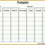 Faszinieren Putzplan Vorlage Zum Ausdrucken 1323x992