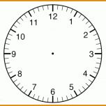 Ausgezeichnet Uhr Selber Basteln Vorlage 1024x834