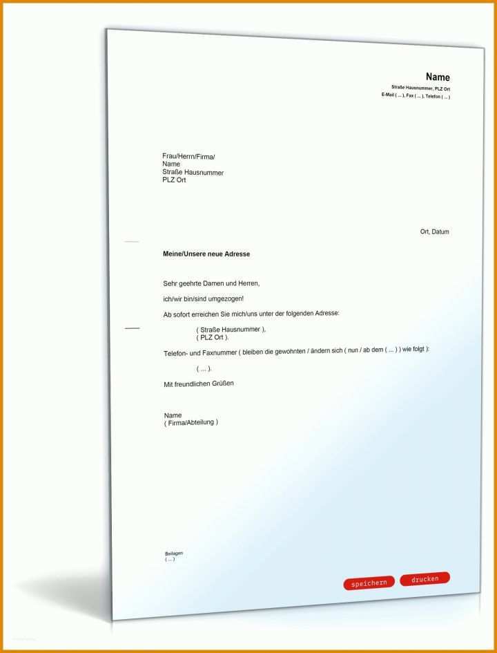 Unvergesslich Adressänderung Vorlage Pdf 1600x2100