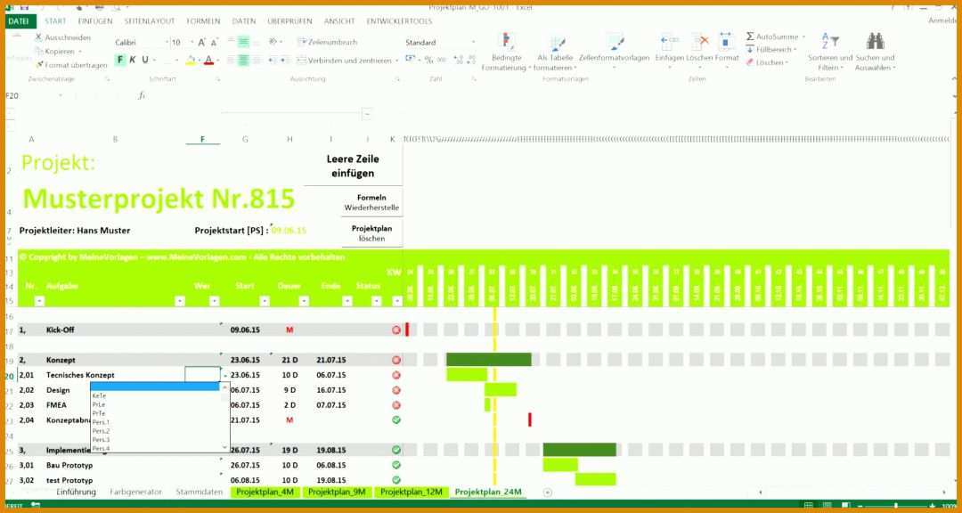 Exklusiv Aufgabenplanung Excel Vorlage 1824x972