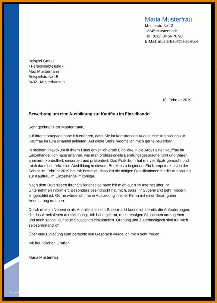 Auffällig Ausbildung Zum Einzelhandelskaufmann Vorlage 936x1305