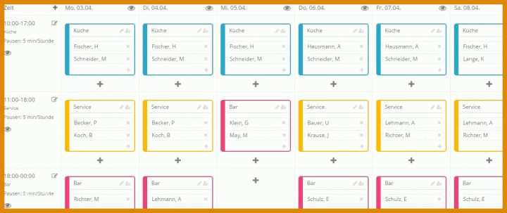 Dienstplan Vorlage Pdf Schichtplan Vorlage 3 Schichten