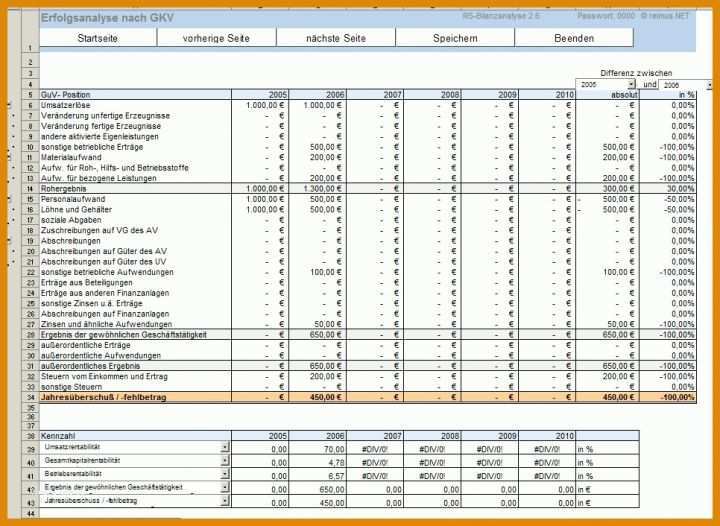 Einzigartig Excel Vorlage Bilanz Guv 966x706