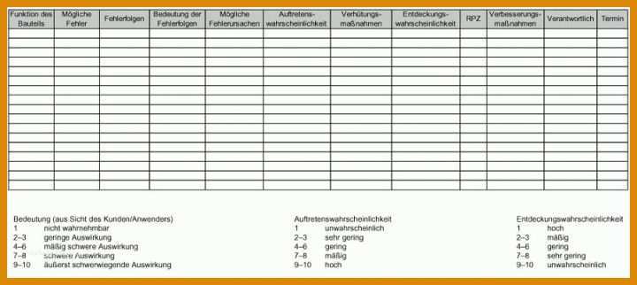 Überraschend Fmea Vorlagen 898x402