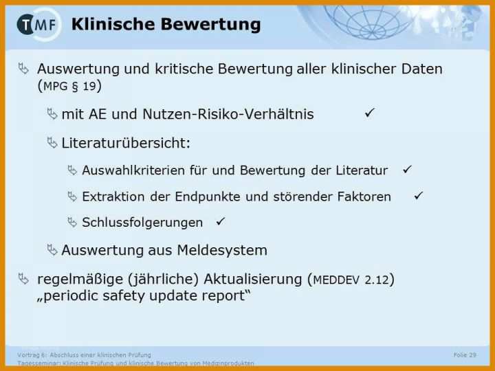 Kreativ Klinische Bewertung Medizinprodukte Vorlage 960x720