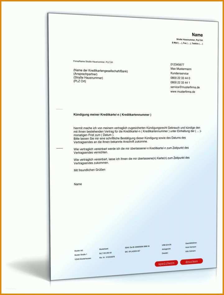 Schockierend Kreditkarte Kündigen Volksbank Vorlage 1600x2100