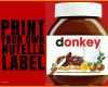 Allerbeste Mini Nutella Etikett Vorlage 1024x768