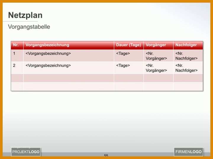 Rühren Netzplan Vorlage 800x600