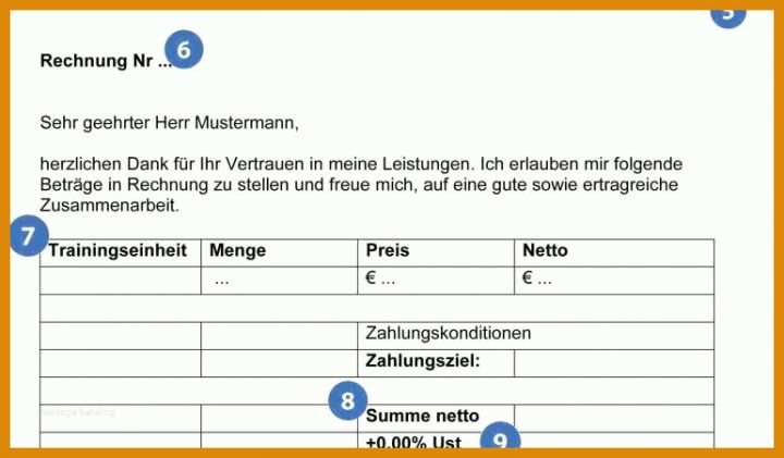 Wunderschönen Rechnung Freelancer Vorlage 770x450