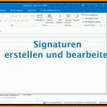 Wunderbar Signatur Outlook Vorlage 1280x720