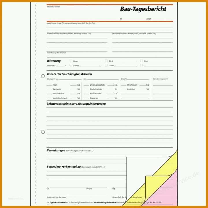 Vorlage Bautagebuch 411 Bautagebuch Kostenlos Vorlage Neu Bau Tagesbericht Vorlage