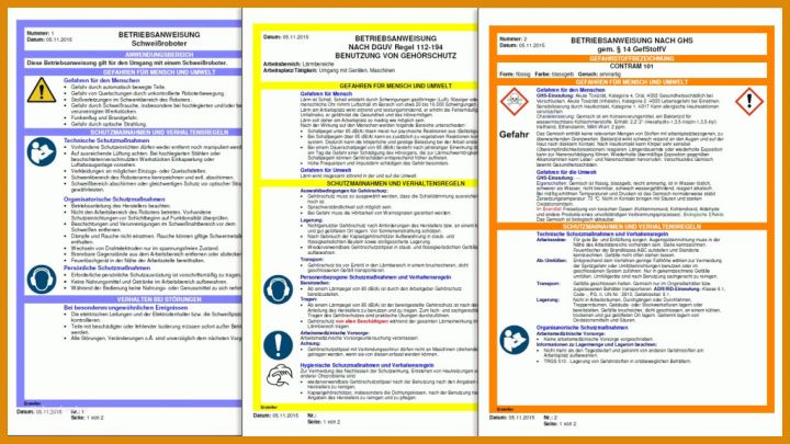 Modisch Betriebsanweisungen Vorlagen 1024x576