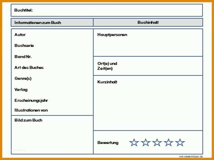 Allerbeste Buchvorstellung Vorlage 960x720
