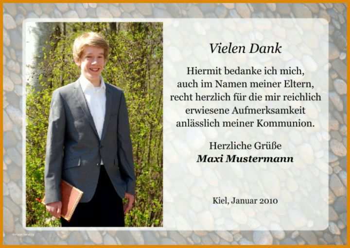 Einzigartig Danksagung Konfirmation Vorlage 1163x825