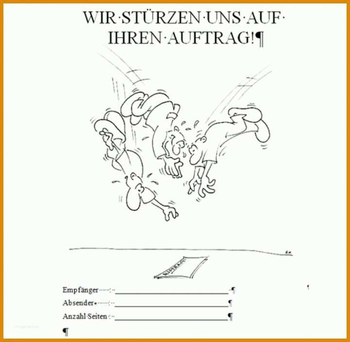 Fabelhaft Fax Vorlage Zum Ausfüllen 1024x1001