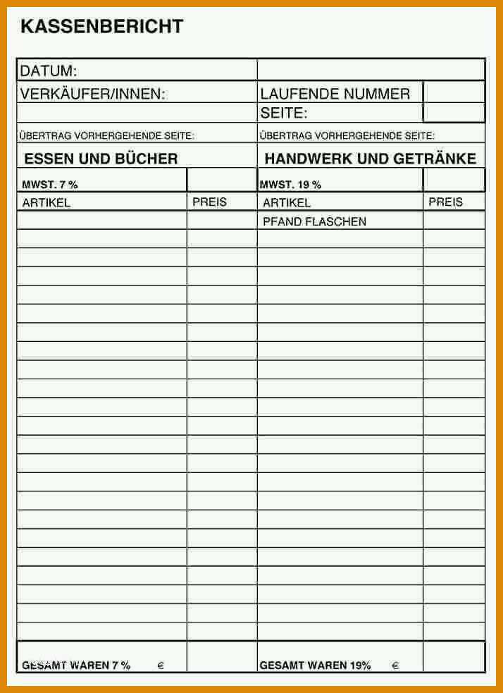 Bemerkenswert Kassenbuch Vorlage Handschriftlich 714x983