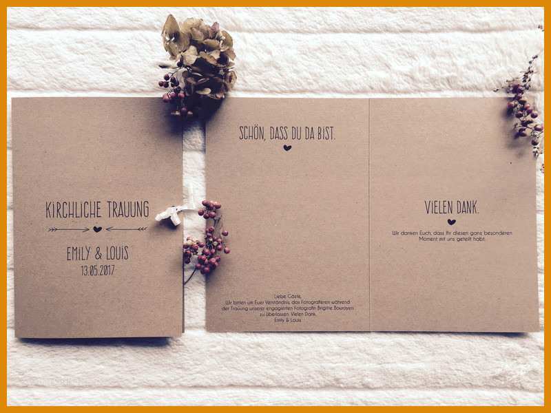 Bestbewertet Kirchliche Trauung Heft Vorlage 800x600