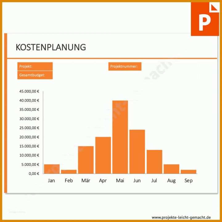 Hervorragend Kostenplan Projektmanagement Vorlage 1000x1000