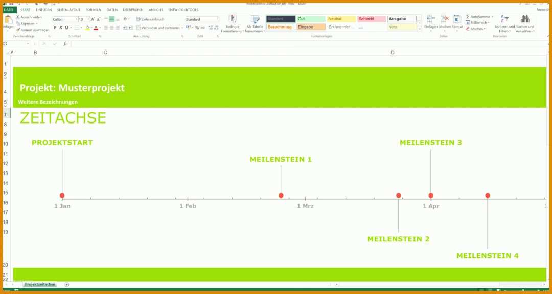 Neue Version Meilensteinplan Vorlage Kostenlos 1920x1024