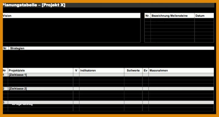 Faszinierend Projektskizze Vorlage 761x406