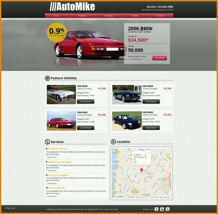 Moderne Wix Website Vorlagen 1663x1635