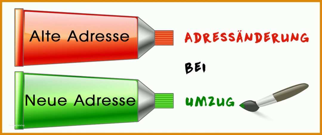 Bemerkenswert Adressänderung Umzug Vorlage 1500x630