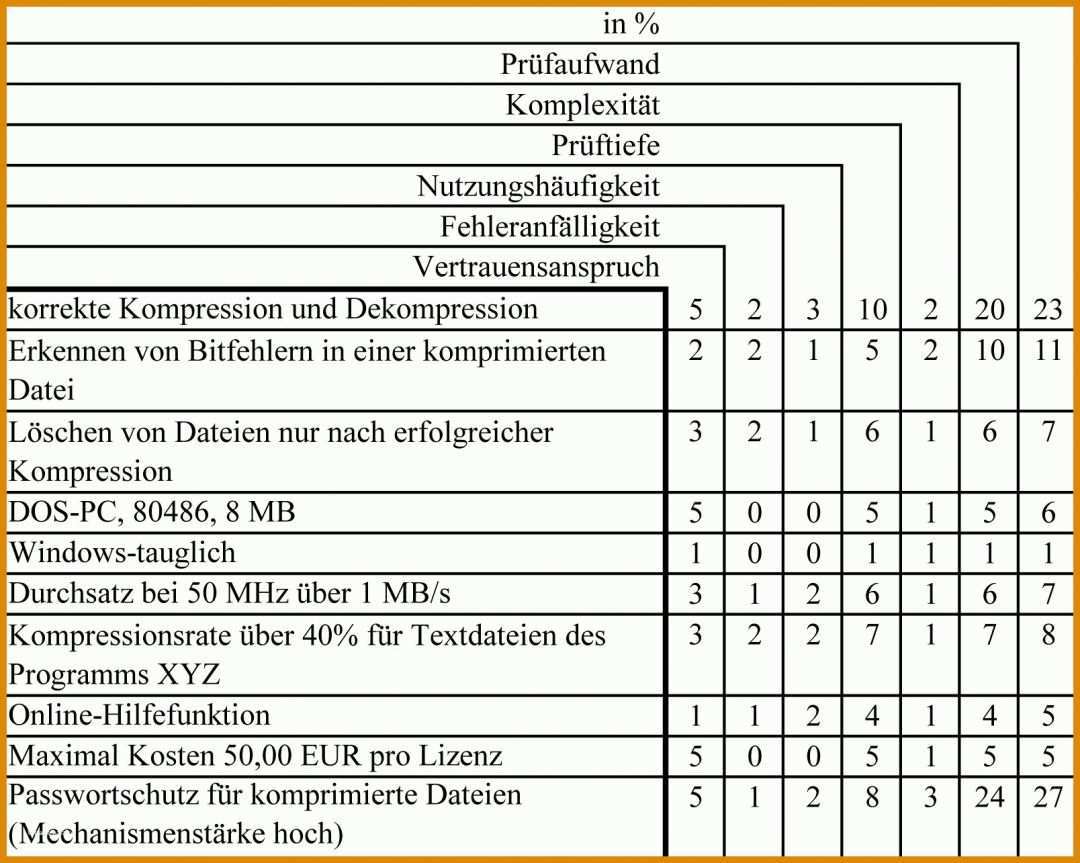 Hervorragen Anforderungskatalog Vorlage 1608x1285