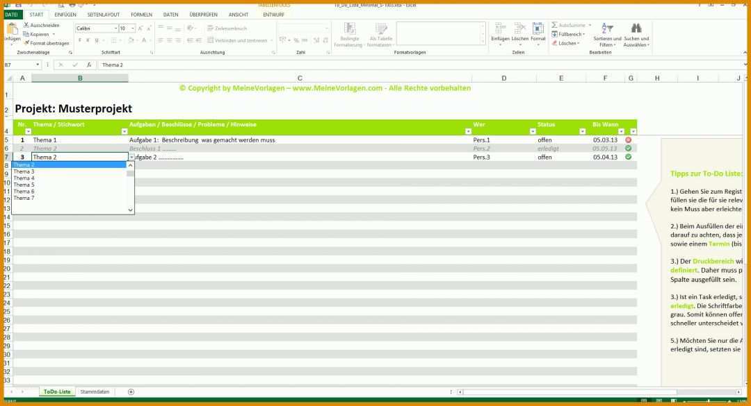 Empfohlen Aufgabenliste Excel Vorlage Kostenlos 1920x1040