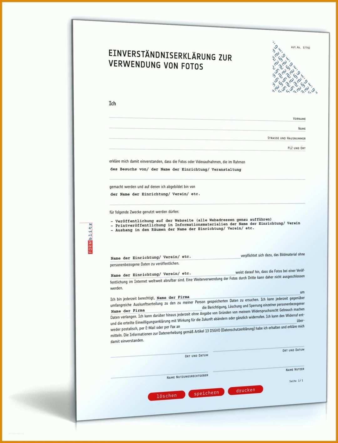 Sensationell Einwilligungserklärung Dsgvo Vorlage 1600x2100