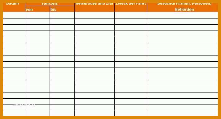 Schockieren Fahrtenbuch Vorlage 713x386