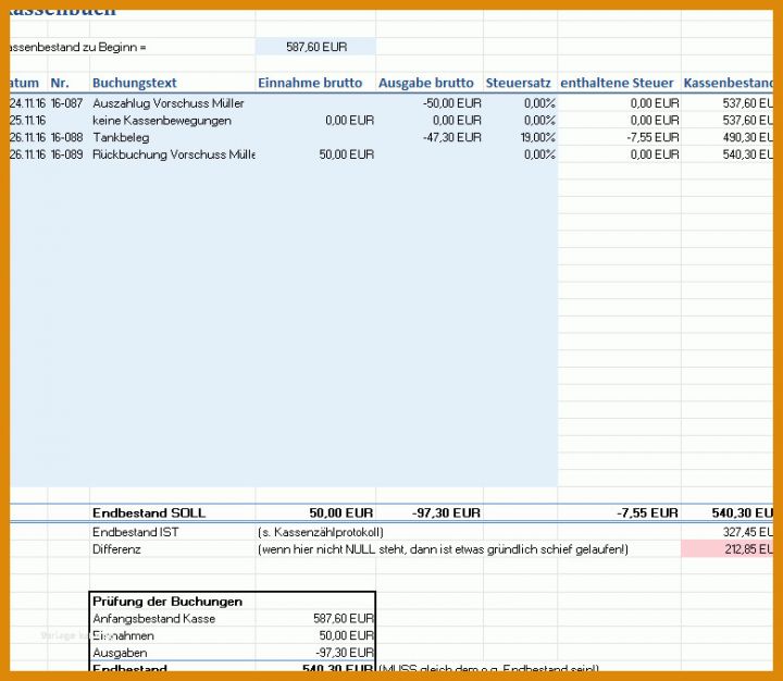 Kassenzählprotokoll Vorlage Kassenzahlprotokoll Excel Vorlage