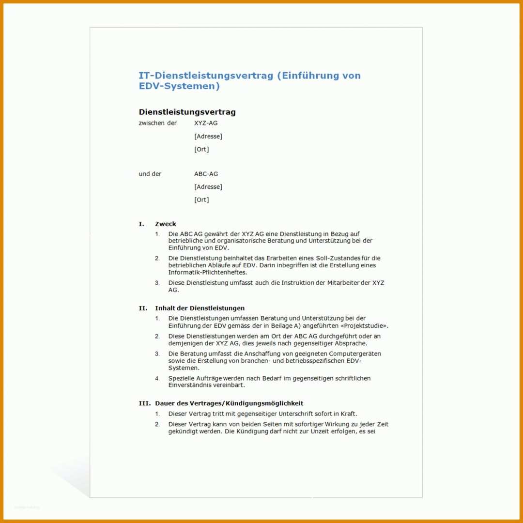 Überraschen Kündigung Dienstleistungsvertrag Vorlage 1500x1500
