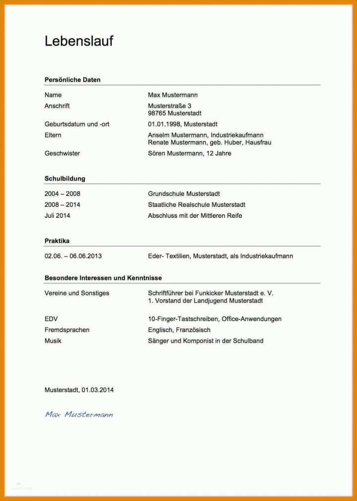 Spezialisiert Lebenslauf Din 5008 Vorlage 1272x1785