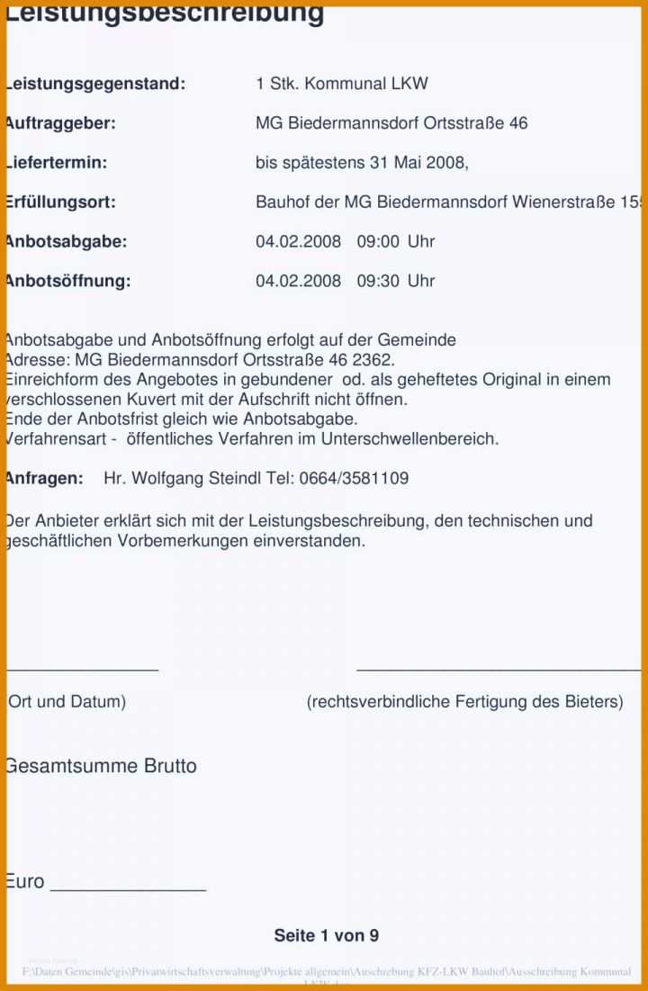 Faszinierend Leistungsbeschreibung It Vorlage 960x1468