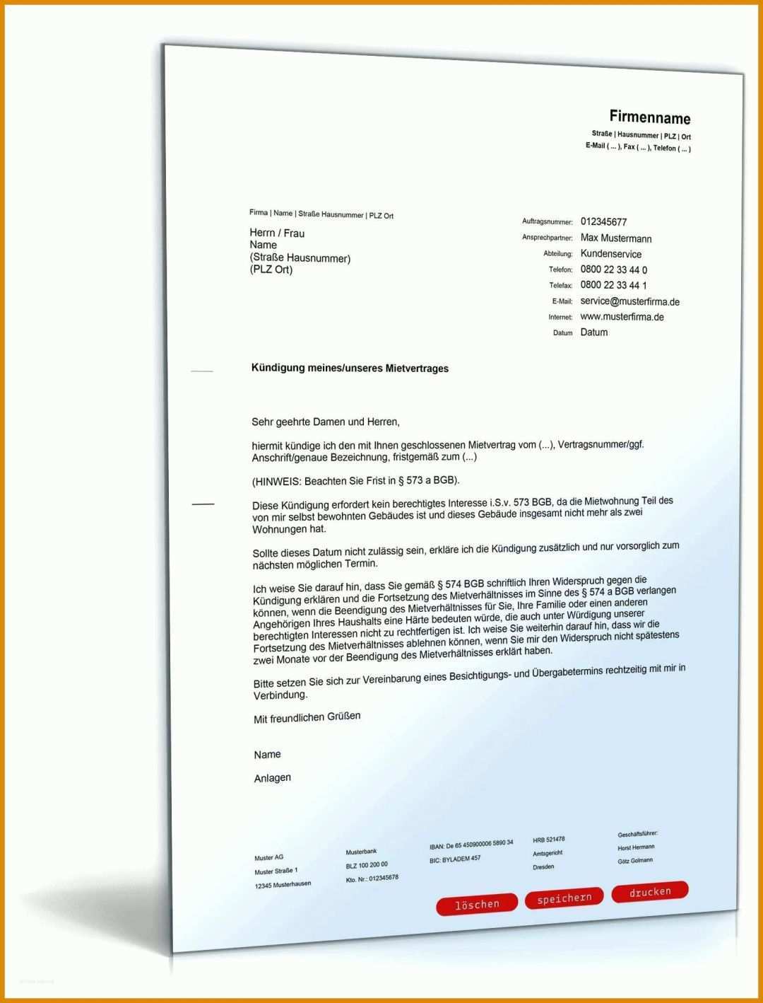 Großartig Mietbürgschaft Vorlage Pdf 1600x2100