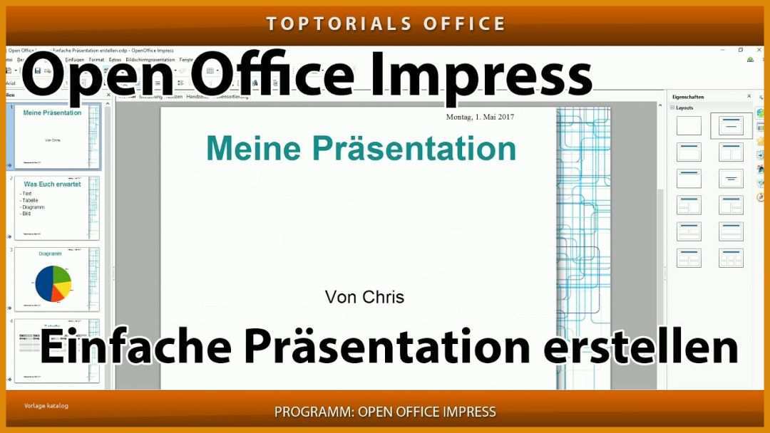 Beste Open Office Präsentation Vorlagen 1280x720