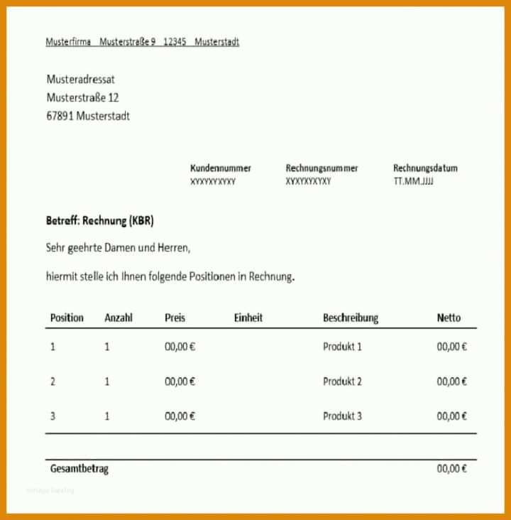 Beste Privatrechnung Vorlage Pdf 781x794