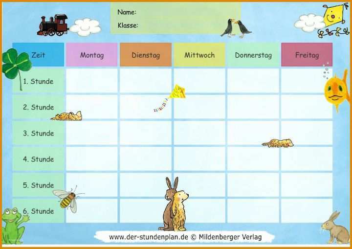 Phänomenal Stundenplan Vorlage 1755x1241