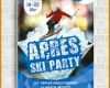 Auffällig Apres Ski Party Flyer Vorlage 806x1075