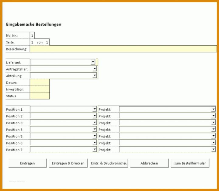 Spezialisiert Bestellformular Excel Vorlage 1011x882