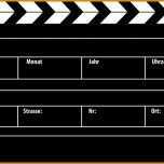 Bemerkenswert Filmklappe Vorlage 1485x990