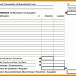 Auffällig Kassenbuch Handschriftlich Vorlage 744x561