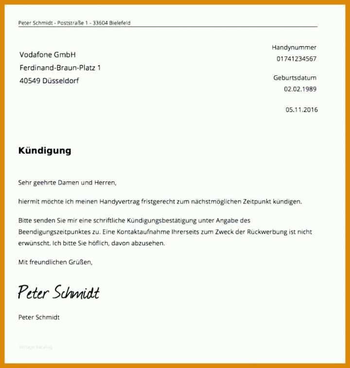 Großartig Kündigung Telekom Vorlage Pdf 757x795