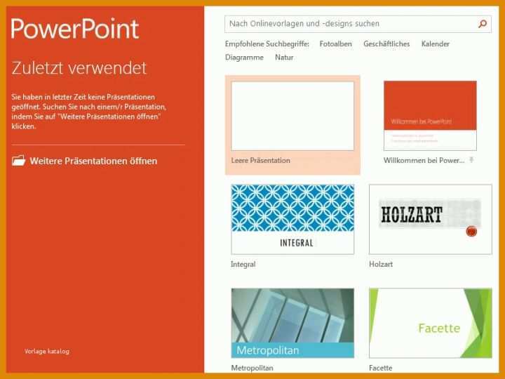Powerpoint 2013 Vorlagen PowerPoint 2013