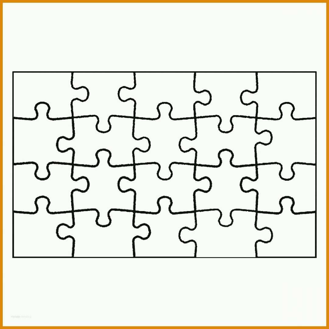Überraschen Puzzle Vorlage A4 Zum Ausdrucken 1200x1200
