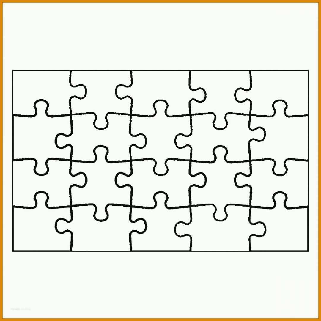 Überraschen Puzzle Vorlage A4 Zum Ausdrucken 1200x1200