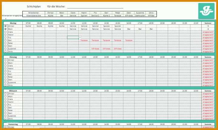 Staffelung Schichtplan Vorlage 3 Schichten 1326x793