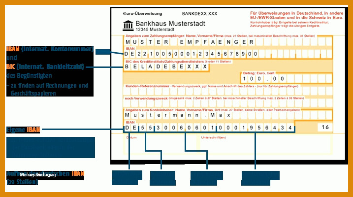 Limitierte Auflage überweisung Vorlage 717x400