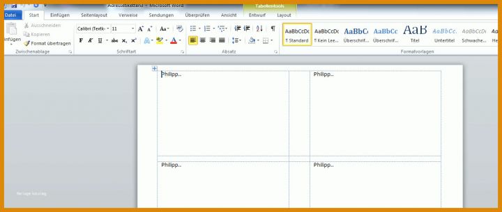 Perfekt Visitenkarten Powerpoint Vorlage 1226x519