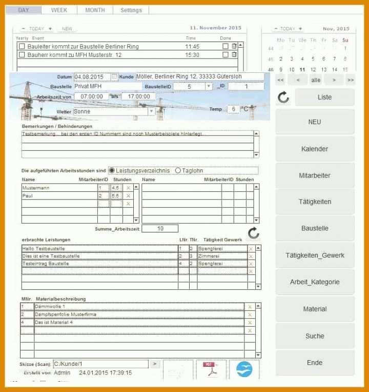 Spezialisiert Vorlage Bautagebuch 411 792x840